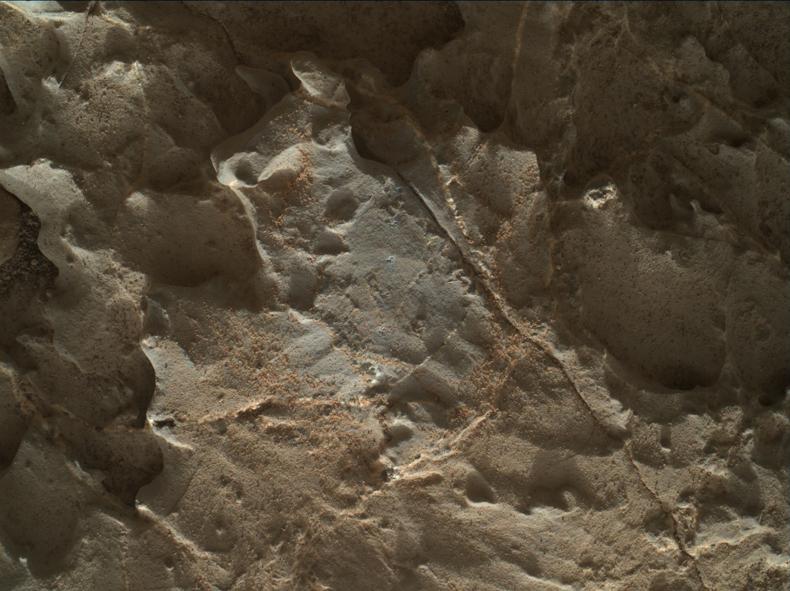 Nasa's Mars rover Curiosity acquired this image using its Mars Hand Lens Imager (MAHLI) on Sol 1967