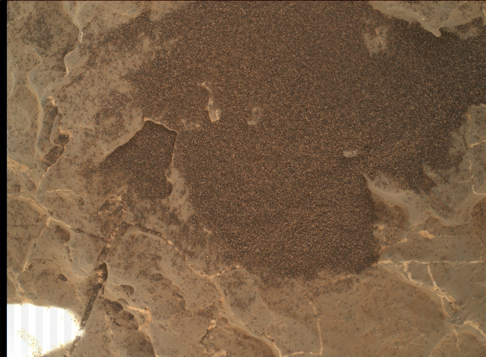 Nasa's Mars rover Curiosity acquired this image using its Mars Hand Lens Imager (MAHLI) on Sol 1970