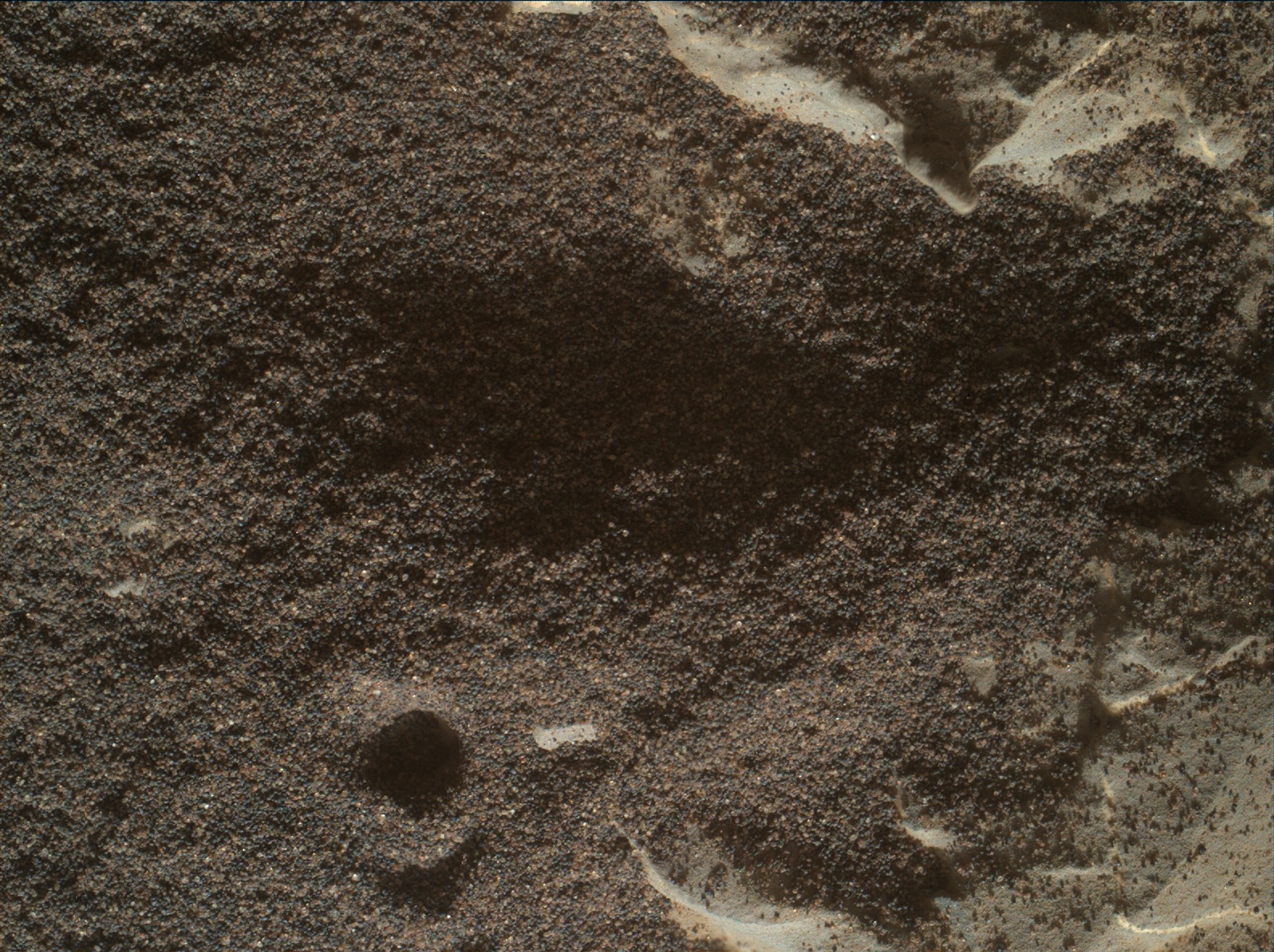 Nasa's Mars rover Curiosity acquired this image using its Mars Hand Lens Imager (MAHLI) on Sol 1971