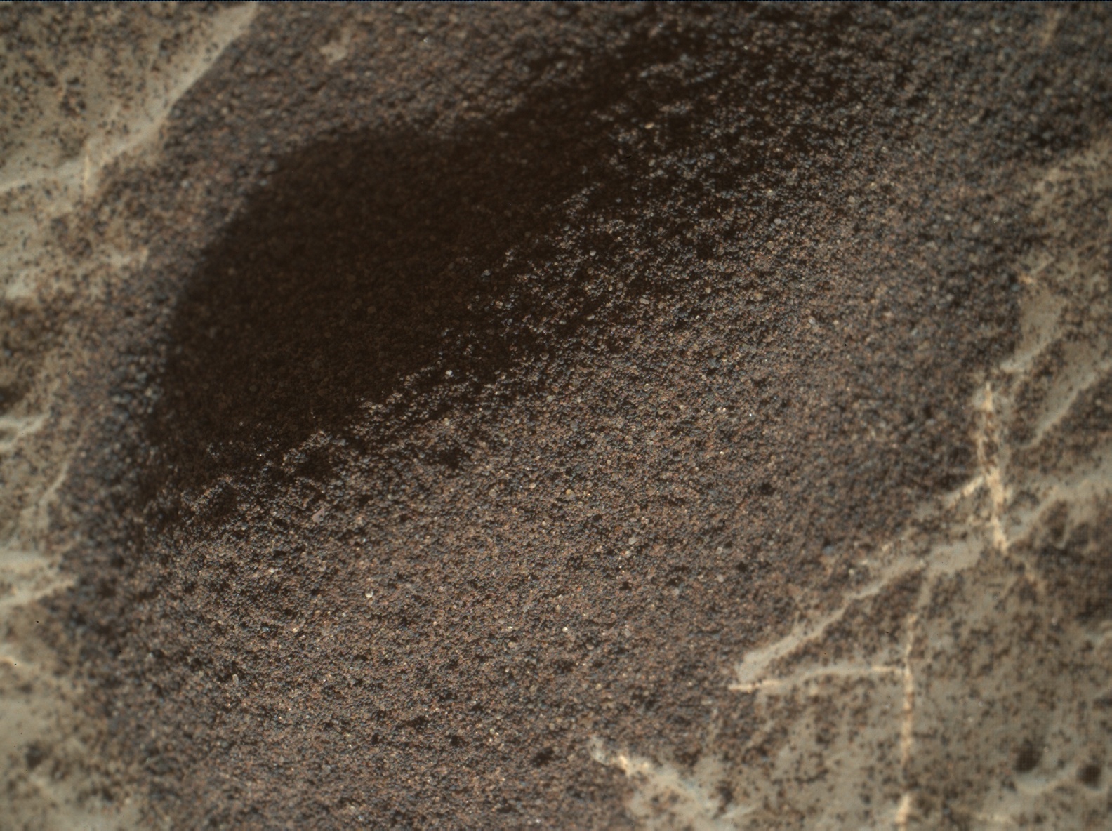 Nasa's Mars rover Curiosity acquired this image using its Mars Hand Lens Imager (MAHLI) on Sol 1971
