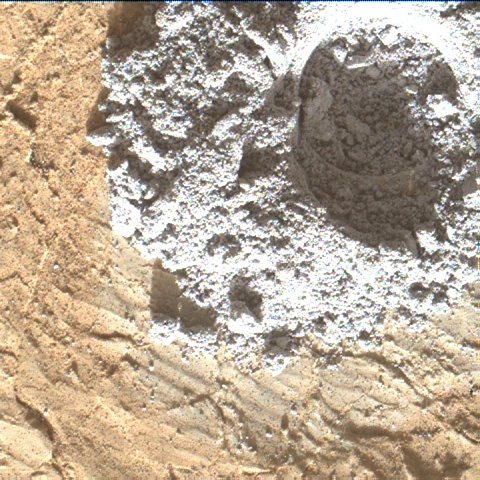 Nasa's Mars rover Curiosity acquired this image using its Mars Hand Lens Imager (MAHLI) on Sol 1978