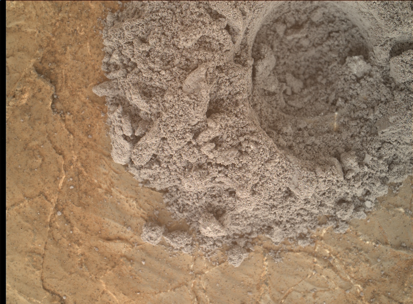 Nasa's Mars rover Curiosity acquired this image using its Mars Hand Lens Imager (MAHLI) on Sol 1979