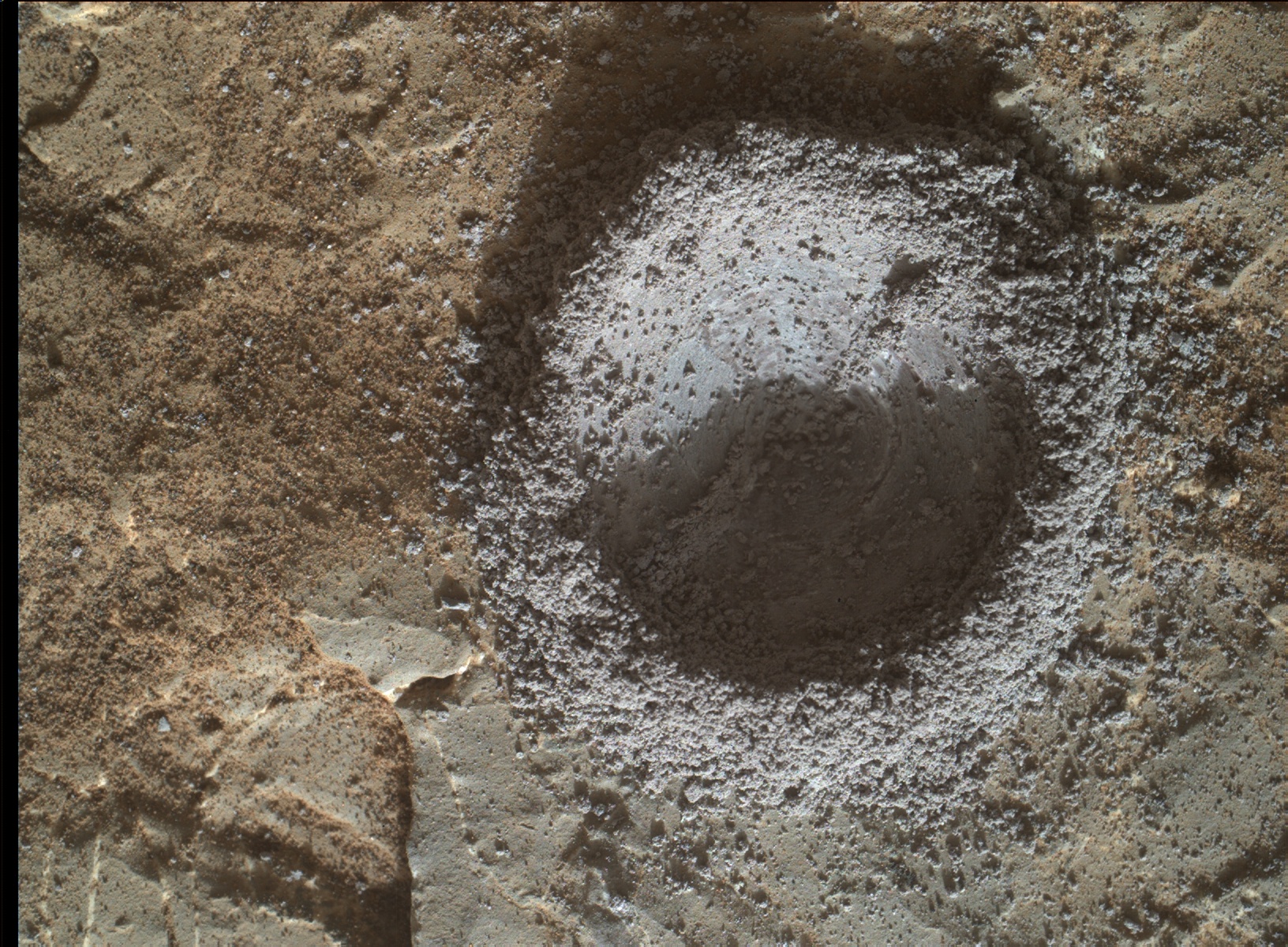 Nasa's Mars rover Curiosity acquired this image using its Mars Hand Lens Imager (MAHLI) on Sol 1984