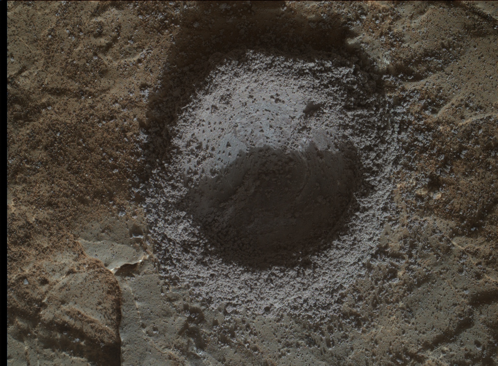 Nasa's Mars rover Curiosity acquired this image using its Mars Hand Lens Imager (MAHLI) on Sol 1984