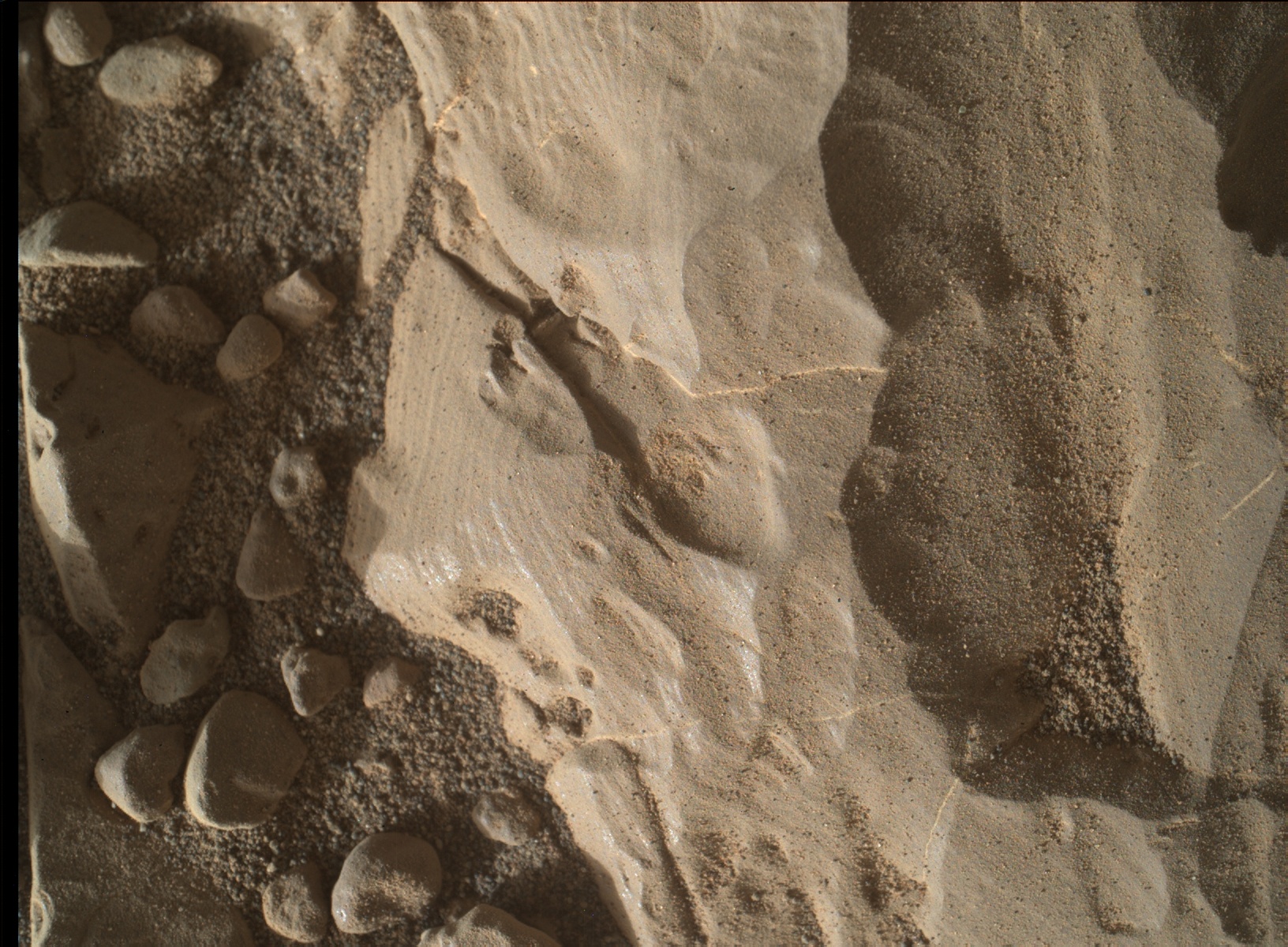 Nasa's Mars rover Curiosity acquired this image using its Mars Hand Lens Imager (MAHLI) on Sol 1988