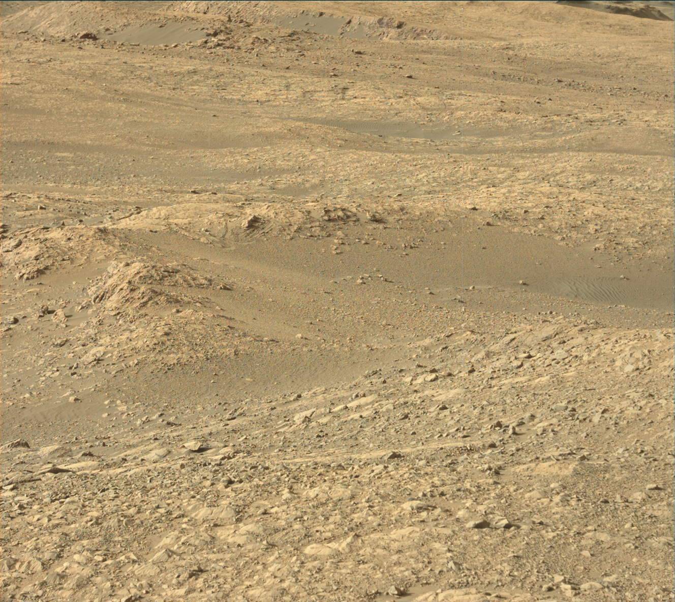 Nasa's Mars rover Curiosity acquired this image using its Mast Camera (Mastcam) on Sol 1989