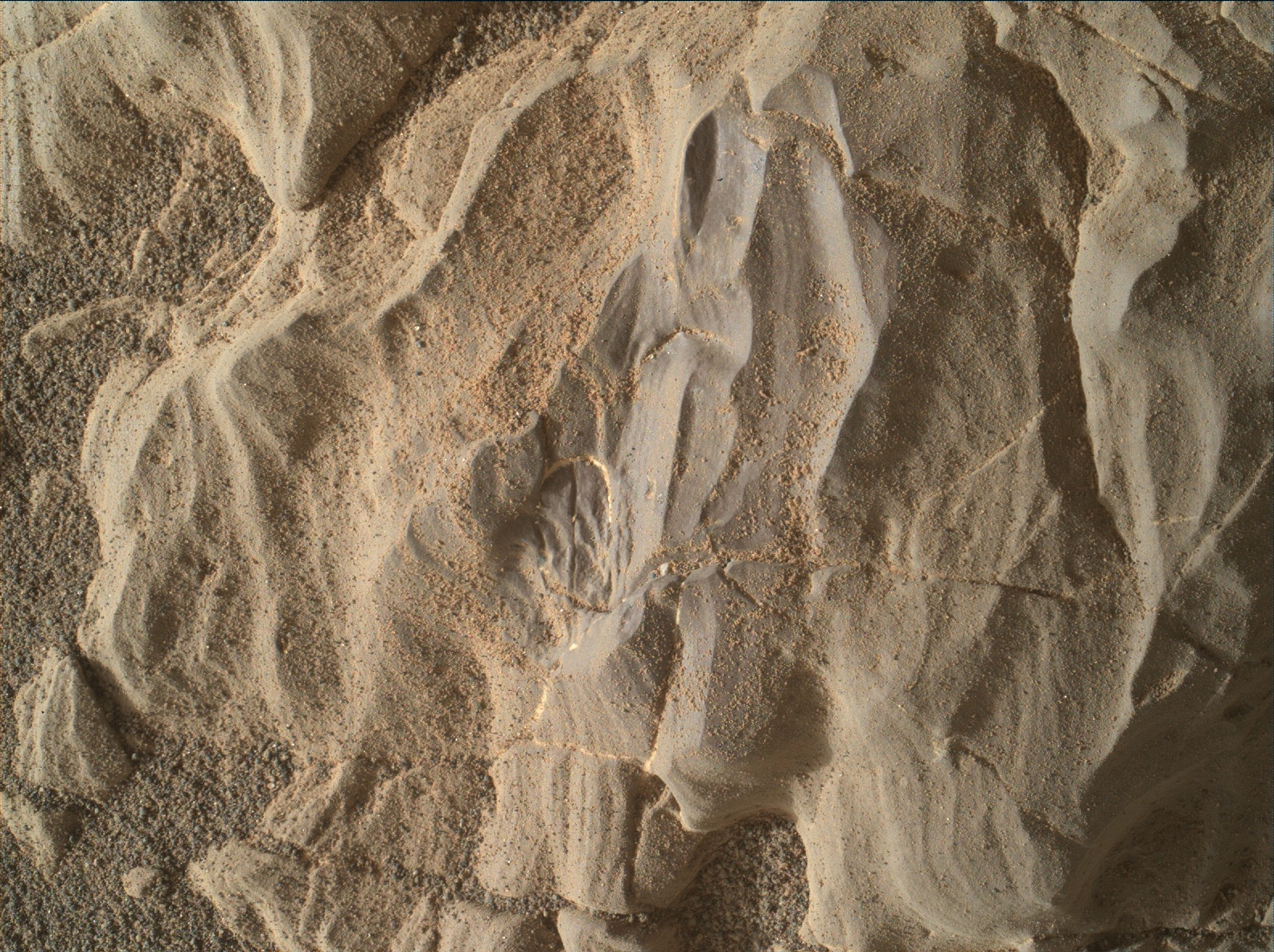 Nasa's Mars rover Curiosity acquired this image using its Mars Hand Lens Imager (MAHLI) on Sol 1990
