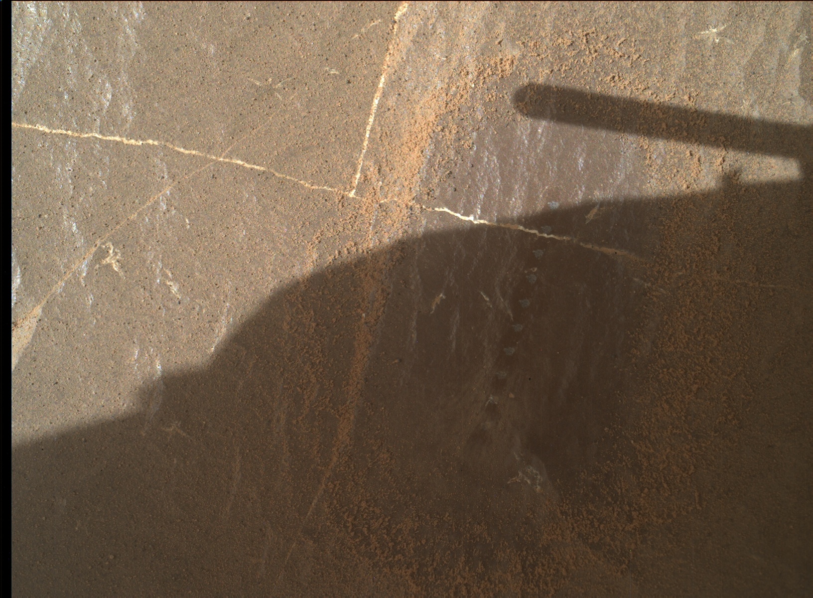 Nasa's Mars rover Curiosity acquired this image using its Mars Hand Lens Imager (MAHLI) on Sol 1995