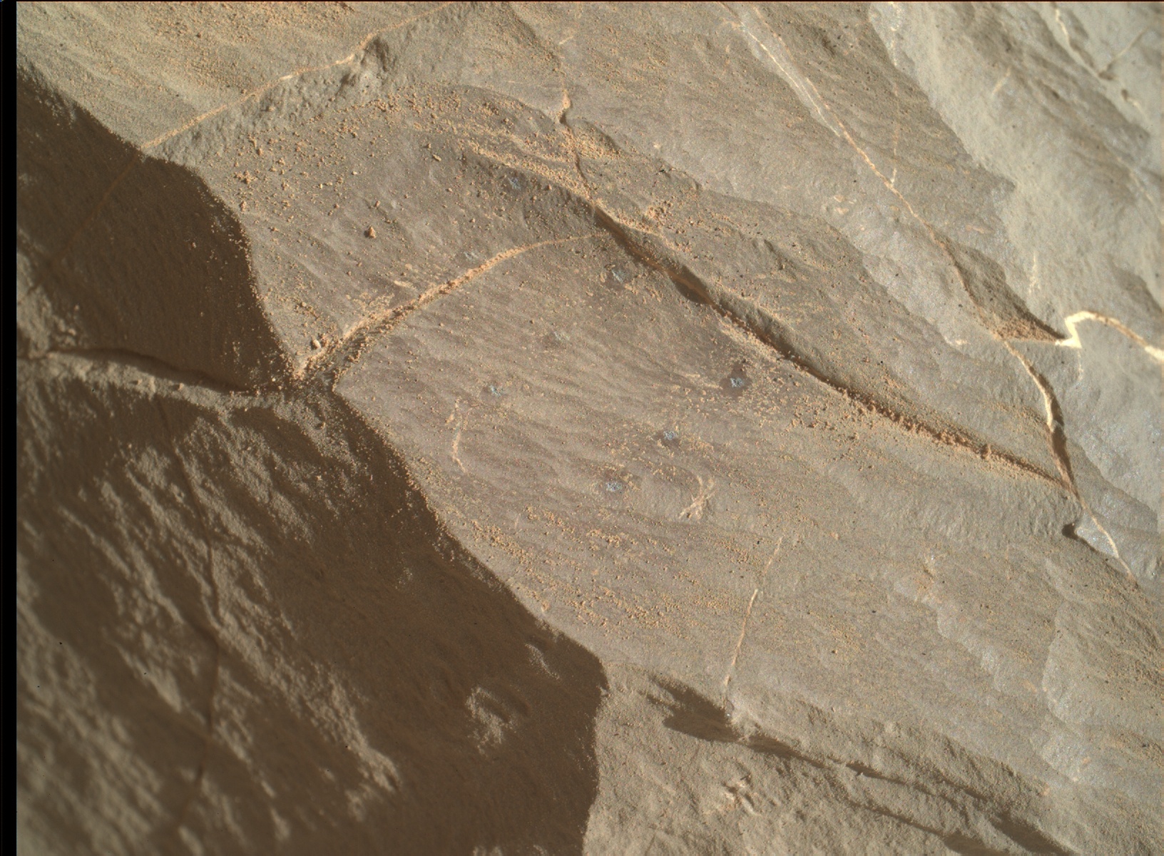 Nasa's Mars rover Curiosity acquired this image using its Mars Hand Lens Imager (MAHLI) on Sol 1996