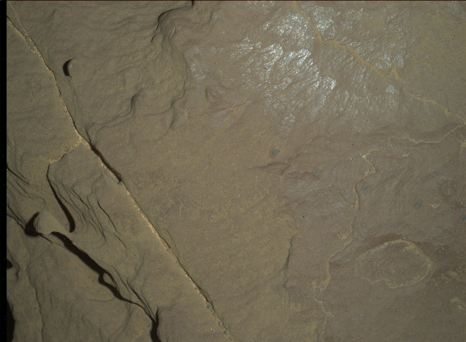 Nasa's Mars rover Curiosity acquired this image using its Mars Hand Lens Imager (MAHLI) on Sol 2002