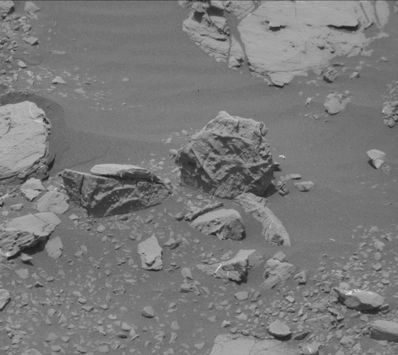 Nasa's Mars rover Curiosity acquired this image using its Mast Camera (Mastcam) on Sol 2004