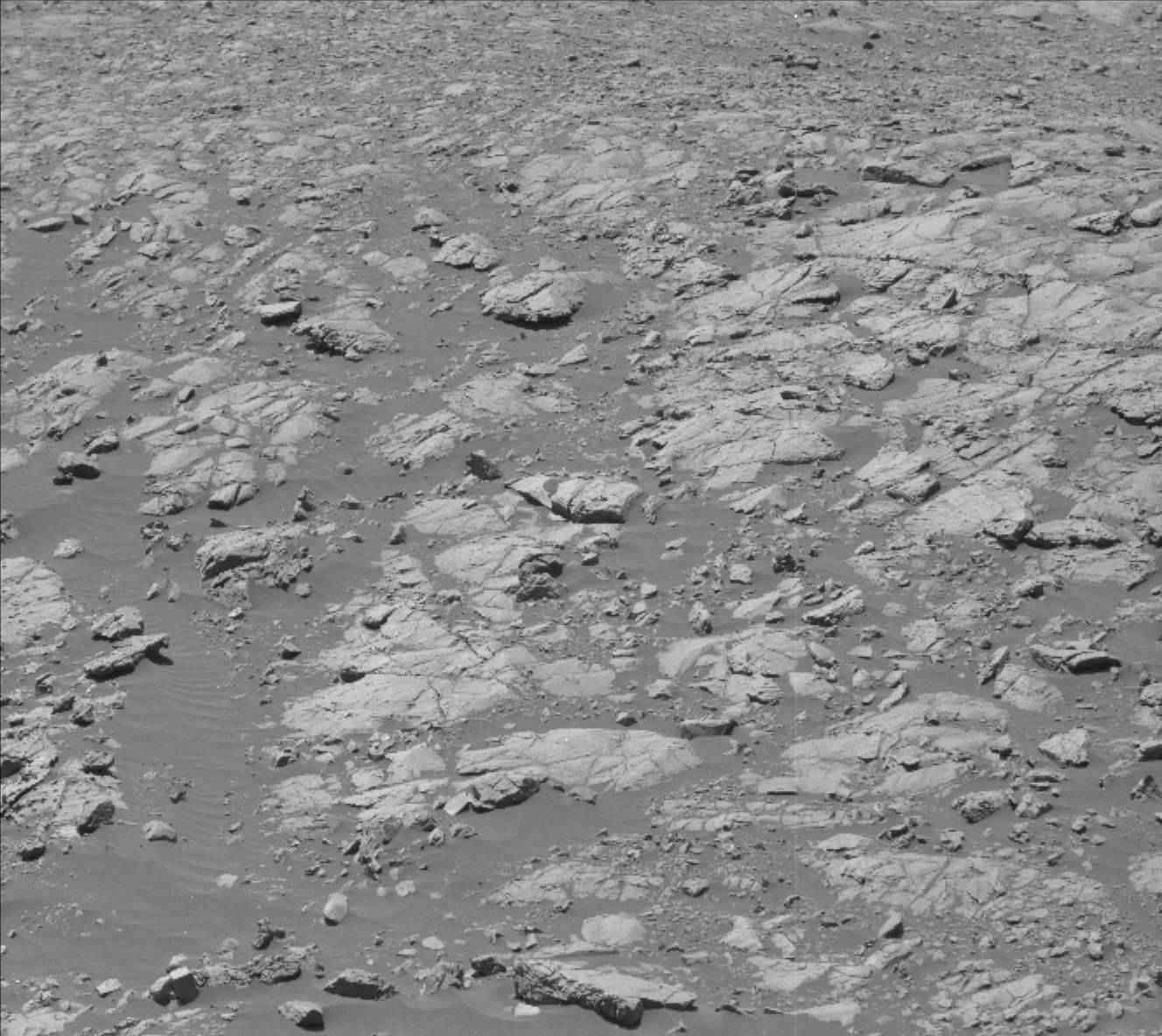 Nasa's Mars rover Curiosity acquired this image using its Mast Camera (Mastcam) on Sol 2009