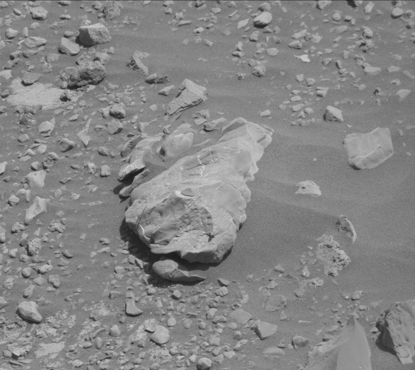 Nasa's Mars rover Curiosity acquired this image using its Mast Camera (Mastcam) on Sol 2018