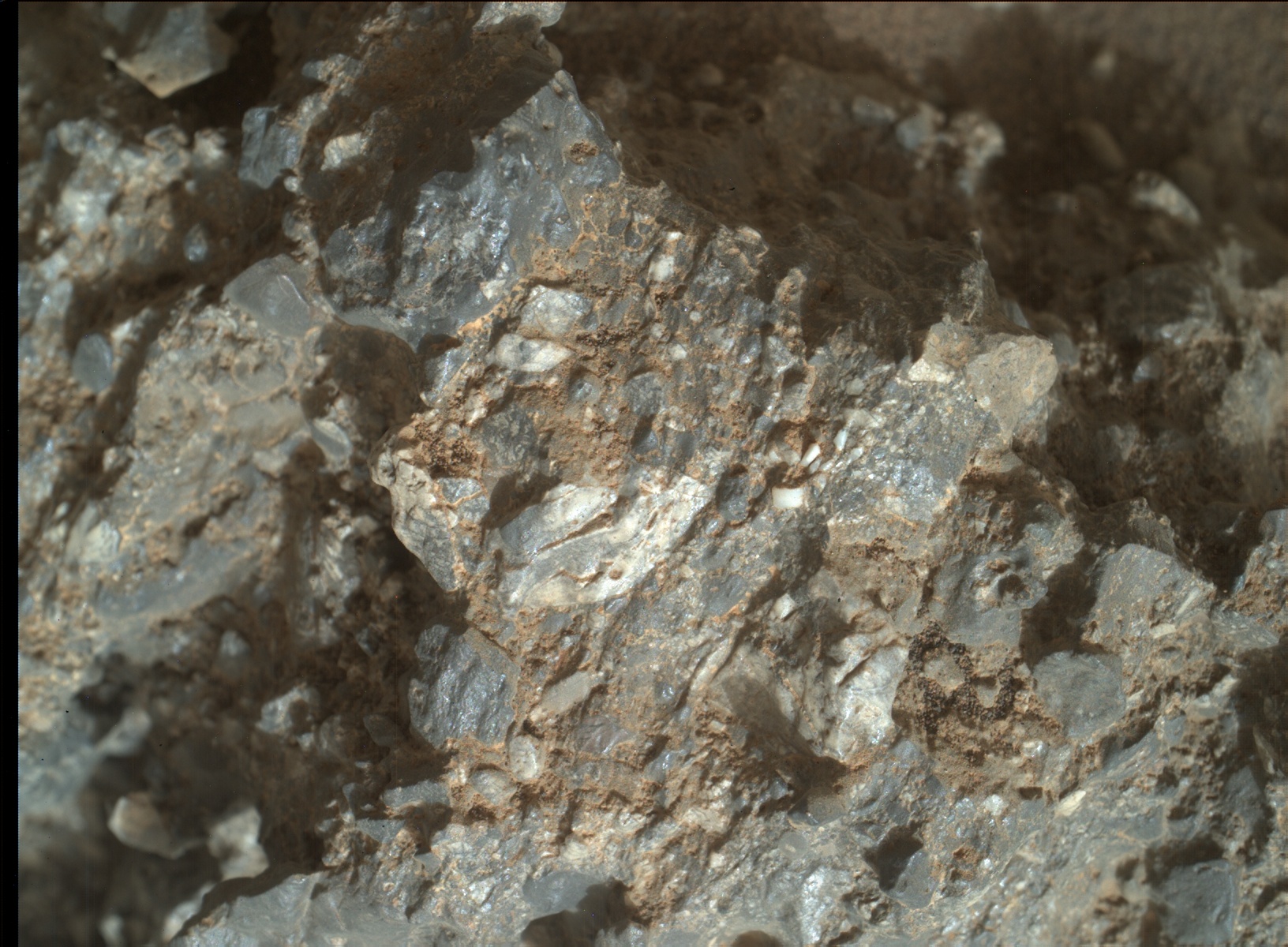 Nasa's Mars rover Curiosity acquired this image using its Mars Hand Lens Imager (MAHLI) on Sol 2018