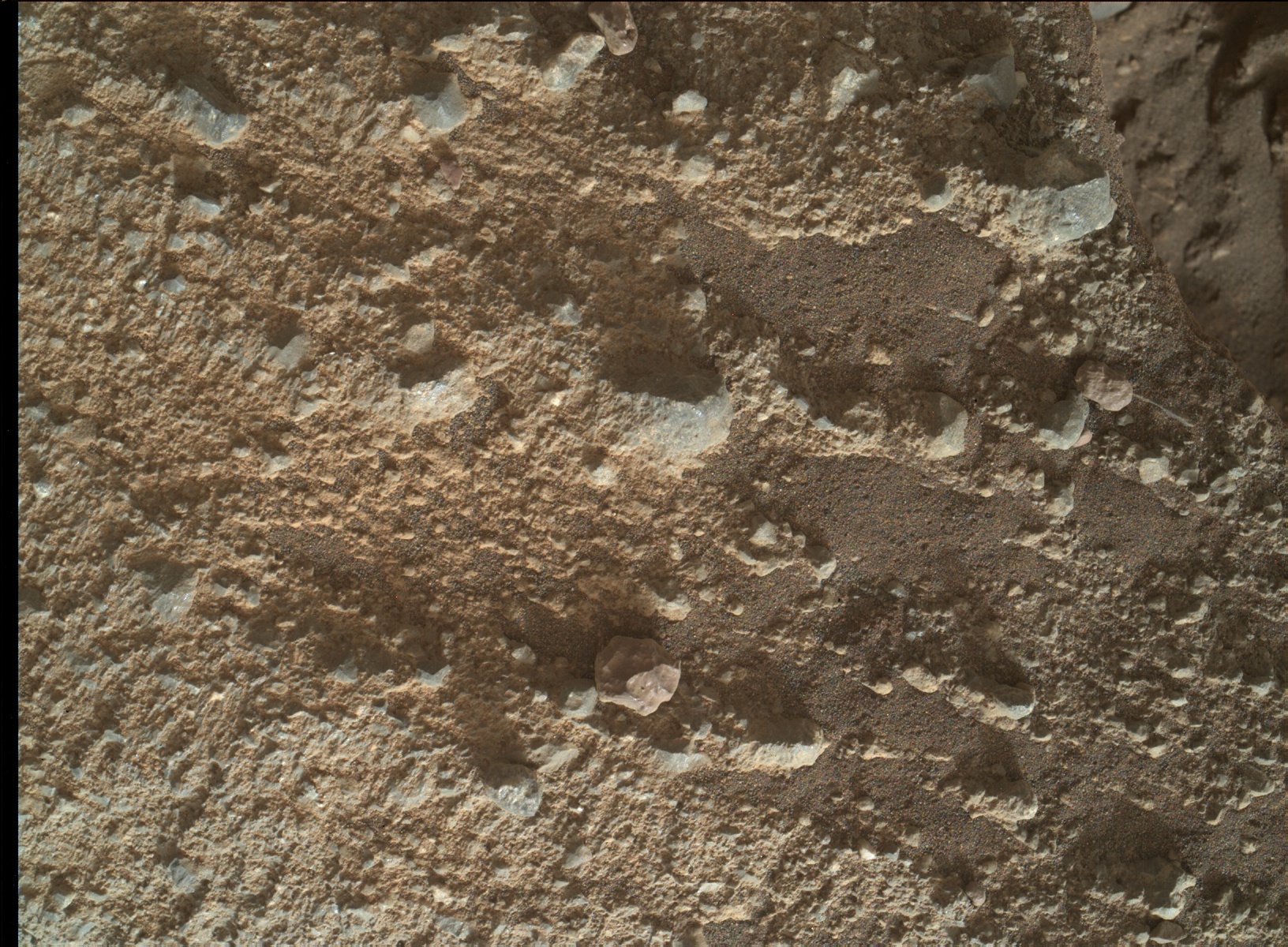 Nasa's Mars rover Curiosity acquired this image using its Mars Hand Lens Imager (MAHLI) on Sol 2022