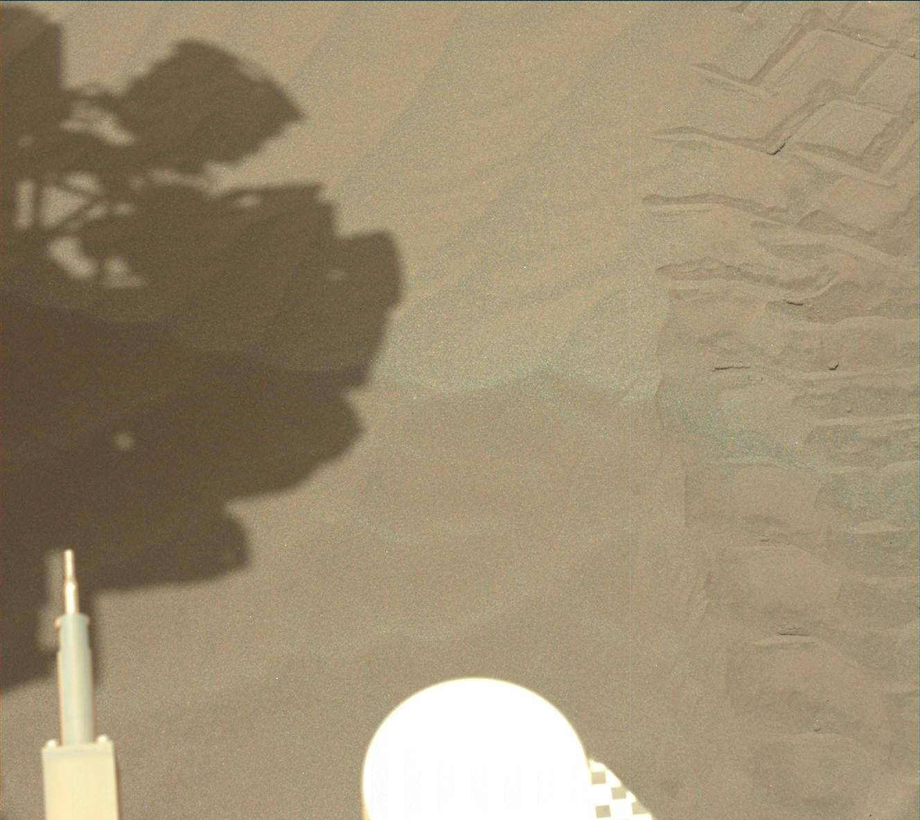 Nasa's Mars rover Curiosity acquired this image using its Mast Camera (Mastcam) on Sol 2025