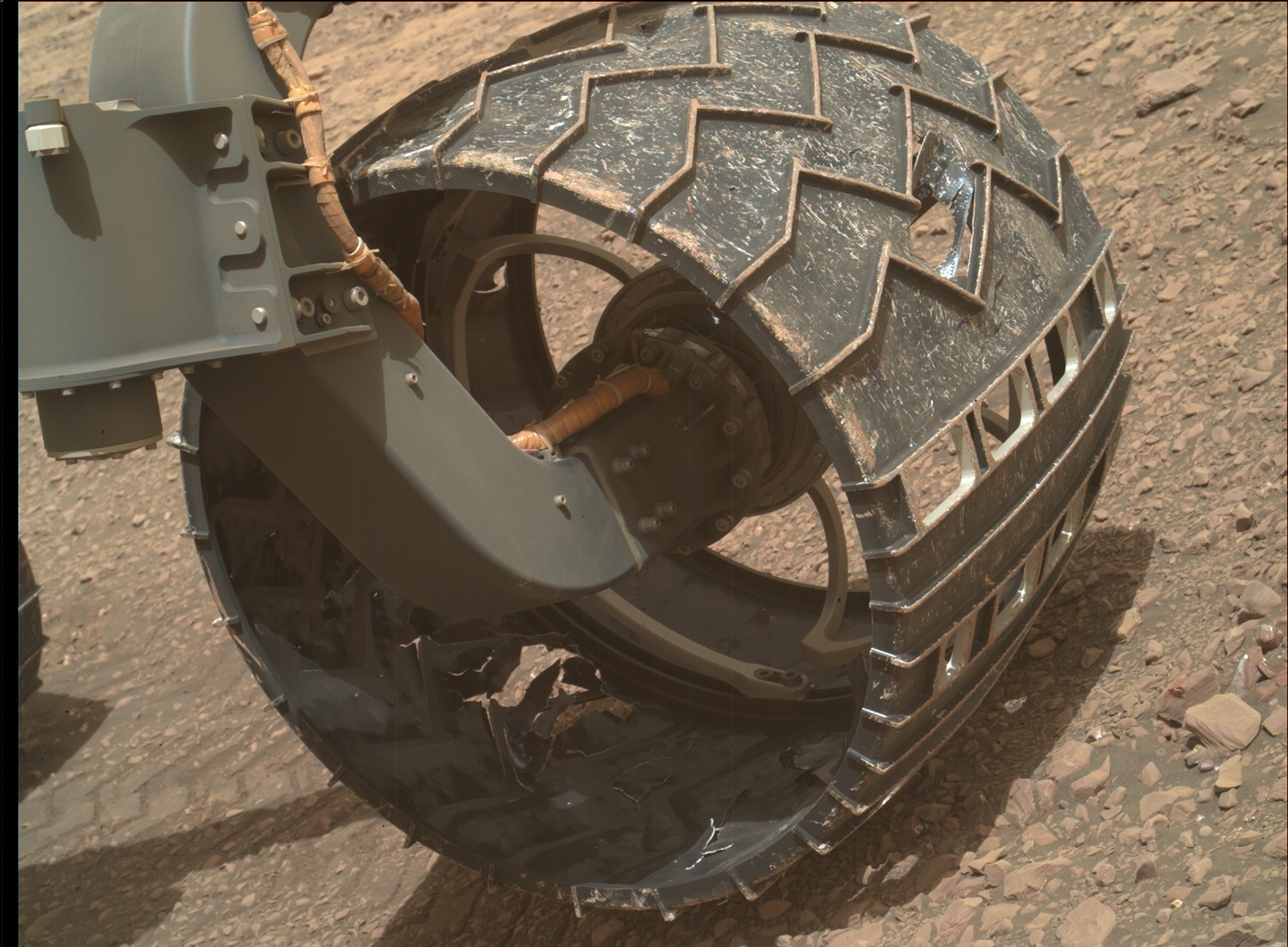 Nasa's Mars rover Curiosity acquired this image using its Mars Hand Lens Imager (MAHLI) on Sol 2030