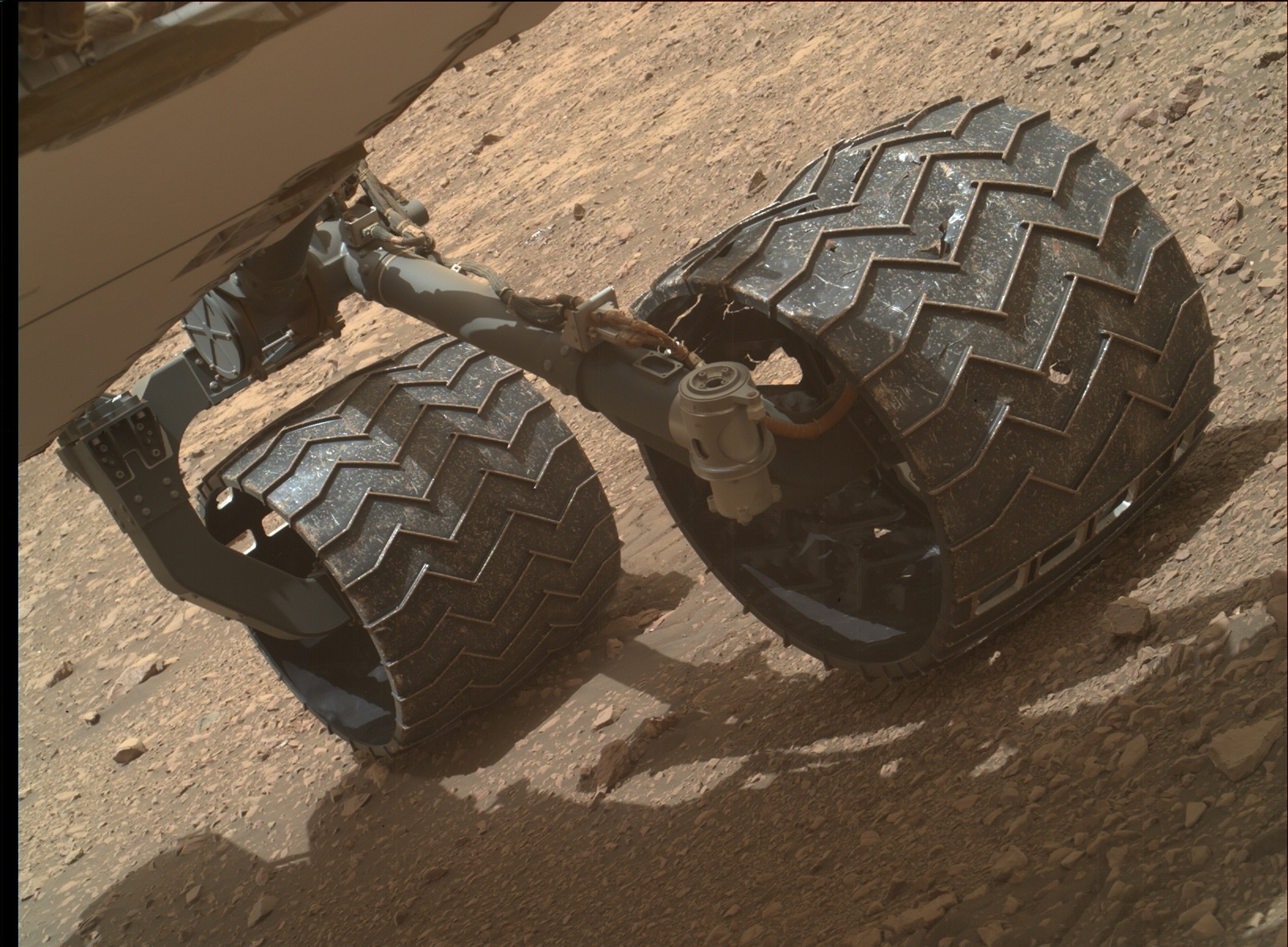Nasa's Mars rover Curiosity acquired this image using its Mars Hand Lens Imager (MAHLI) on Sol 2030