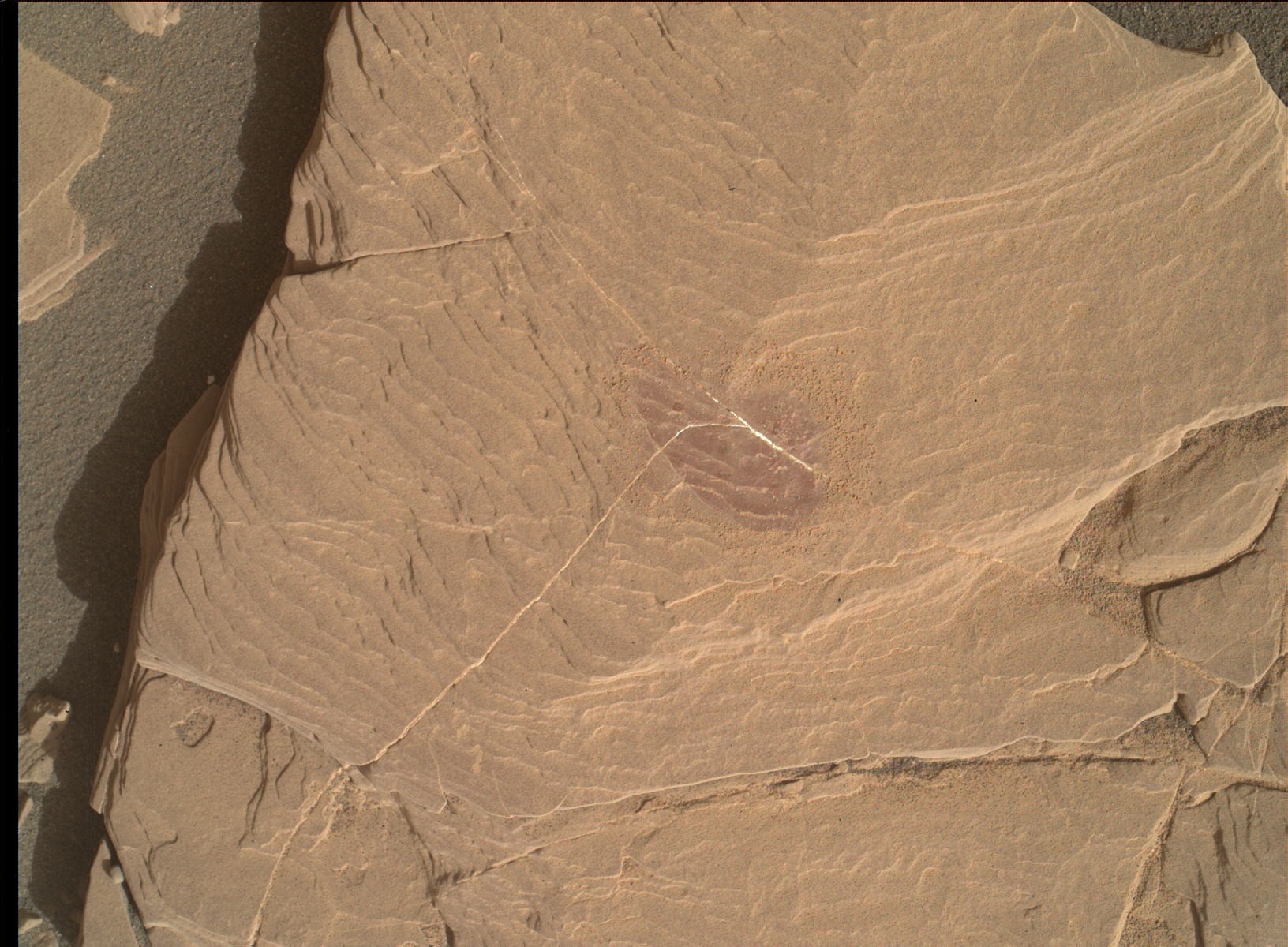Nasa's Mars rover Curiosity acquired this image using its Mars Hand Lens Imager (MAHLI) on Sol 2042
