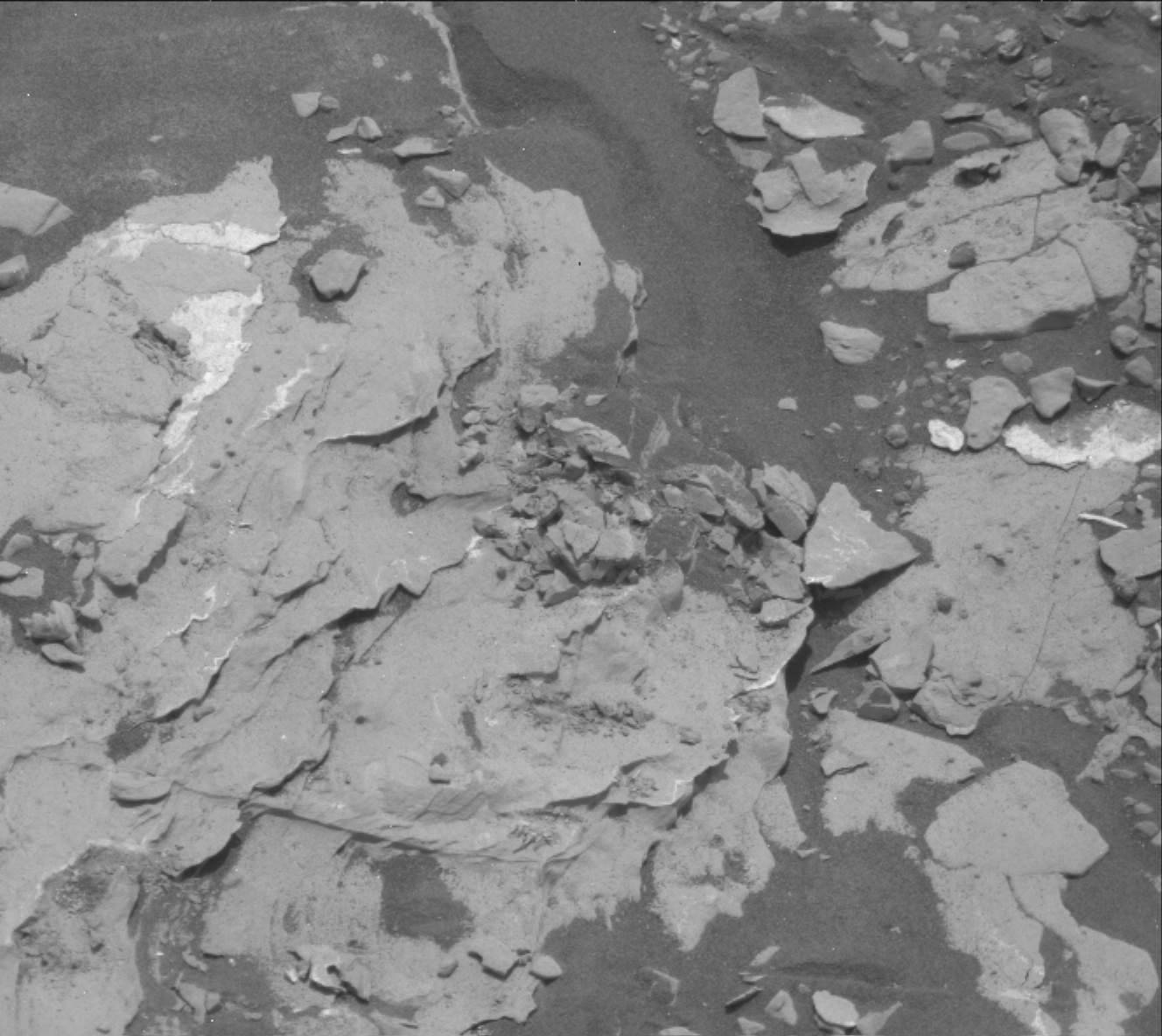 Nasa's Mars rover Curiosity acquired this image using its Mast Camera (Mastcam) on Sol 2046