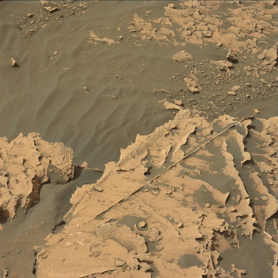 Nasa's Mars rover Curiosity acquired this image using its Mast Camera (Mastcam) on Sol 2053