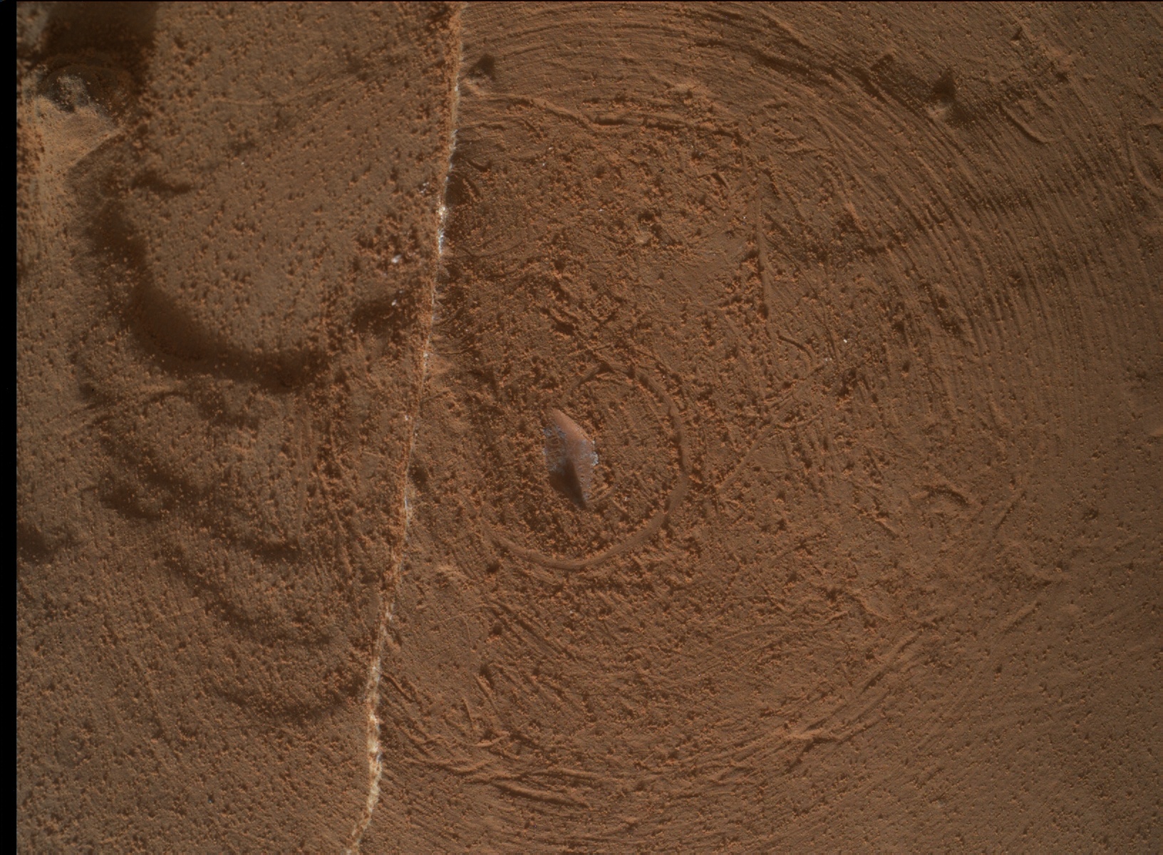 Nasa's Mars rover Curiosity acquired this image using its Mars Hand Lens Imager (MAHLI) on Sol 2055