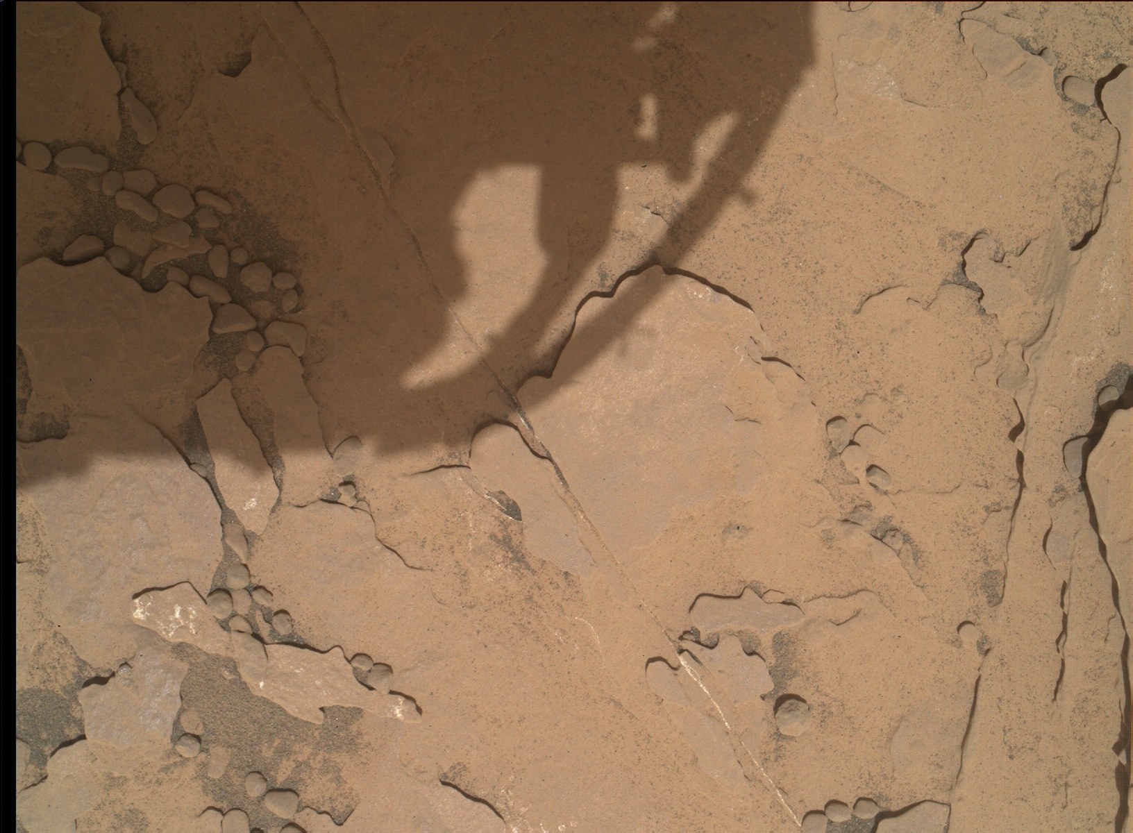 Nasa's Mars rover Curiosity acquired this image using its Mars Hand Lens Imager (MAHLI) on Sol 2057