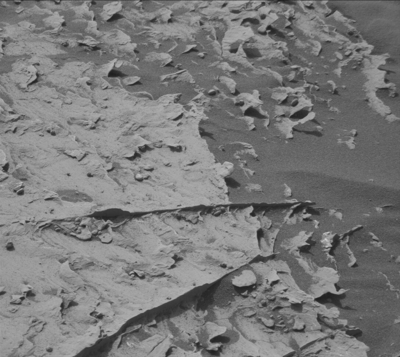 Nasa's Mars rover Curiosity acquired this image using its Mast Camera (Mastcam) on Sol 2070