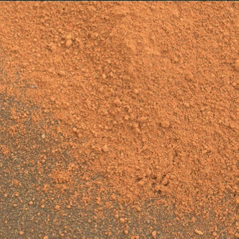 Nasa's Mars rover Curiosity acquired this image using its Mars Hand Lens Imager (MAHLI) on Sol 2080
