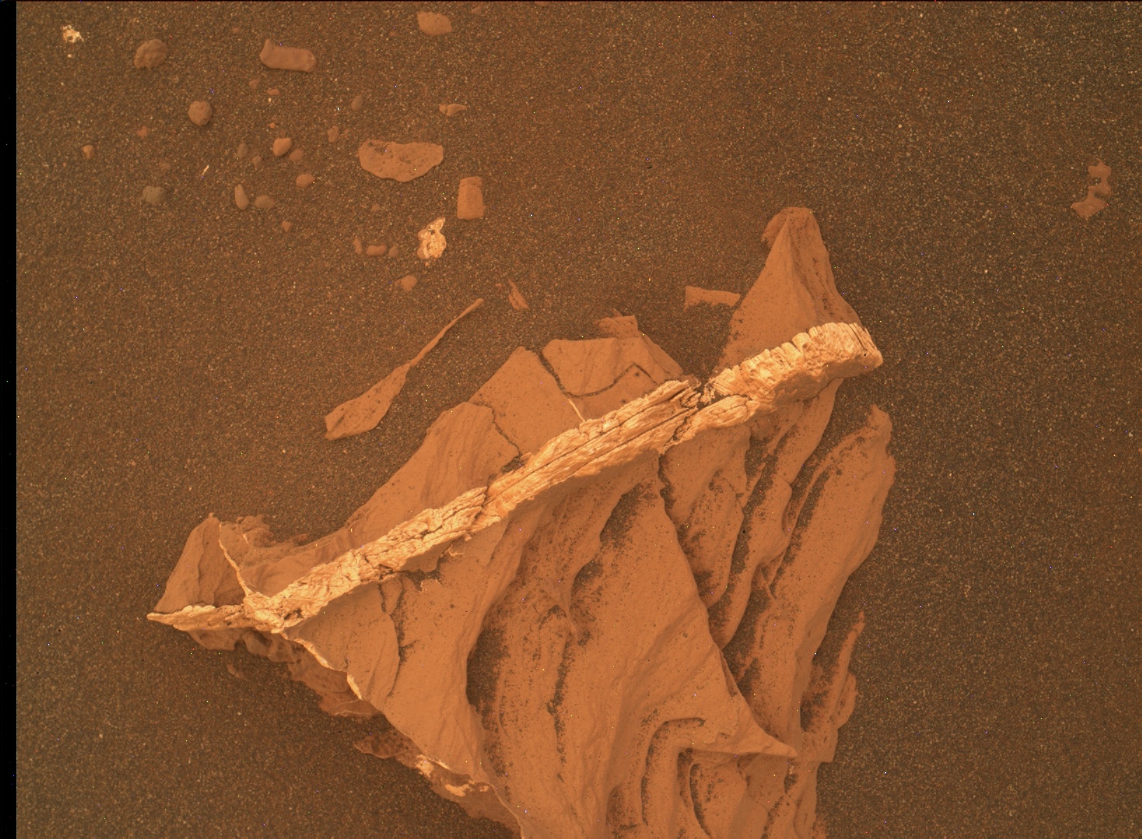 Nasa's Mars rover Curiosity acquired this image using its Mars Hand Lens Imager (MAHLI) on Sol 2083