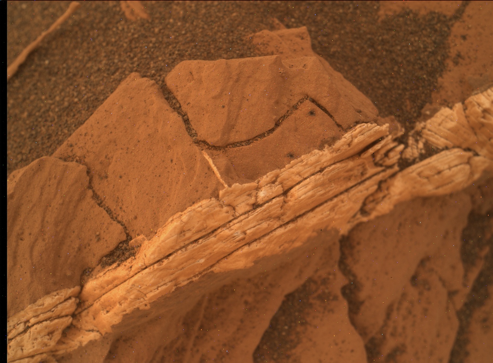 Nasa's Mars rover Curiosity acquired this image using its Mars Hand Lens Imager (MAHLI) on Sol 2083