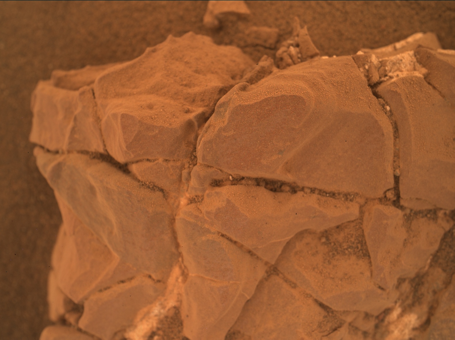 Nasa's Mars rover Curiosity acquired this image using its Mars Hand Lens Imager (MAHLI) on Sol 2108