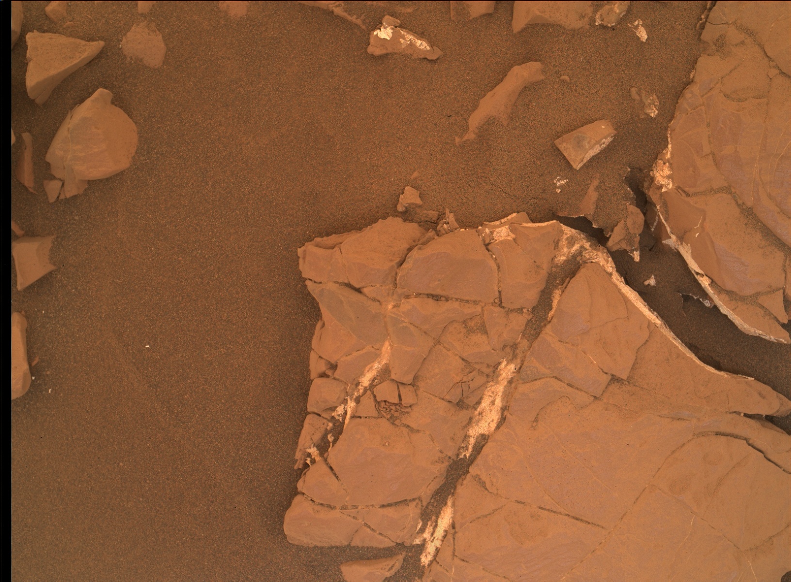 Nasa's Mars rover Curiosity acquired this image using its Mars Hand Lens Imager (MAHLI) on Sol 2108
