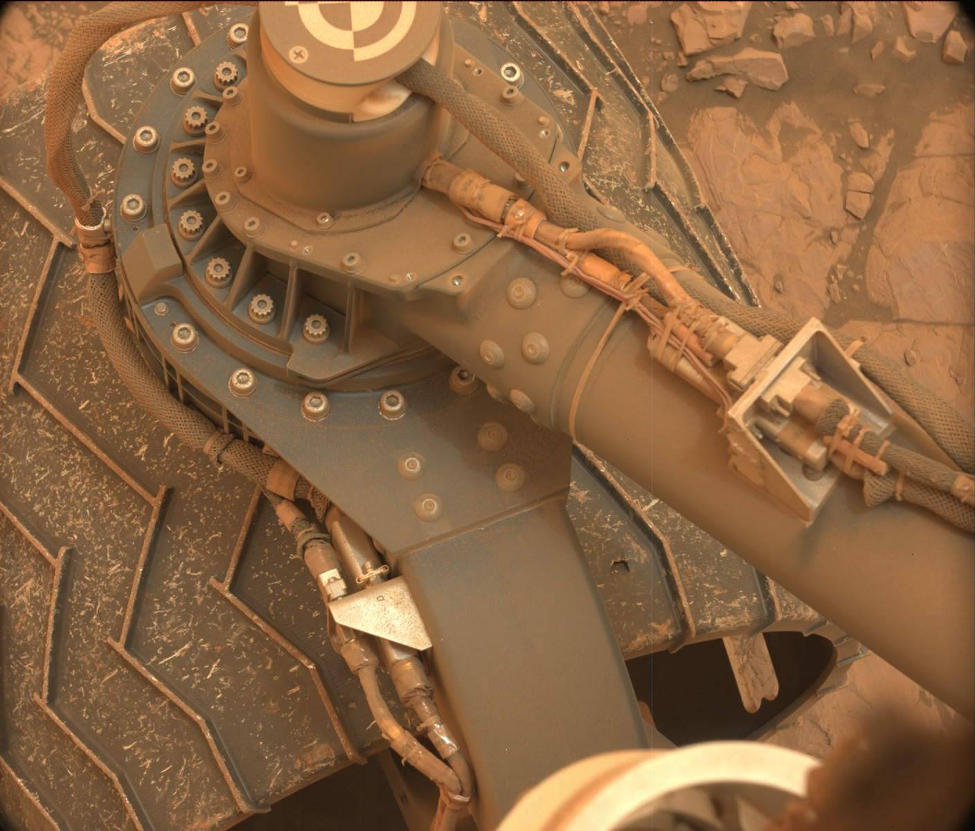 Nasa's Mars rover Curiosity acquired this image using its Mast Camera (Mastcam) on Sol 2115