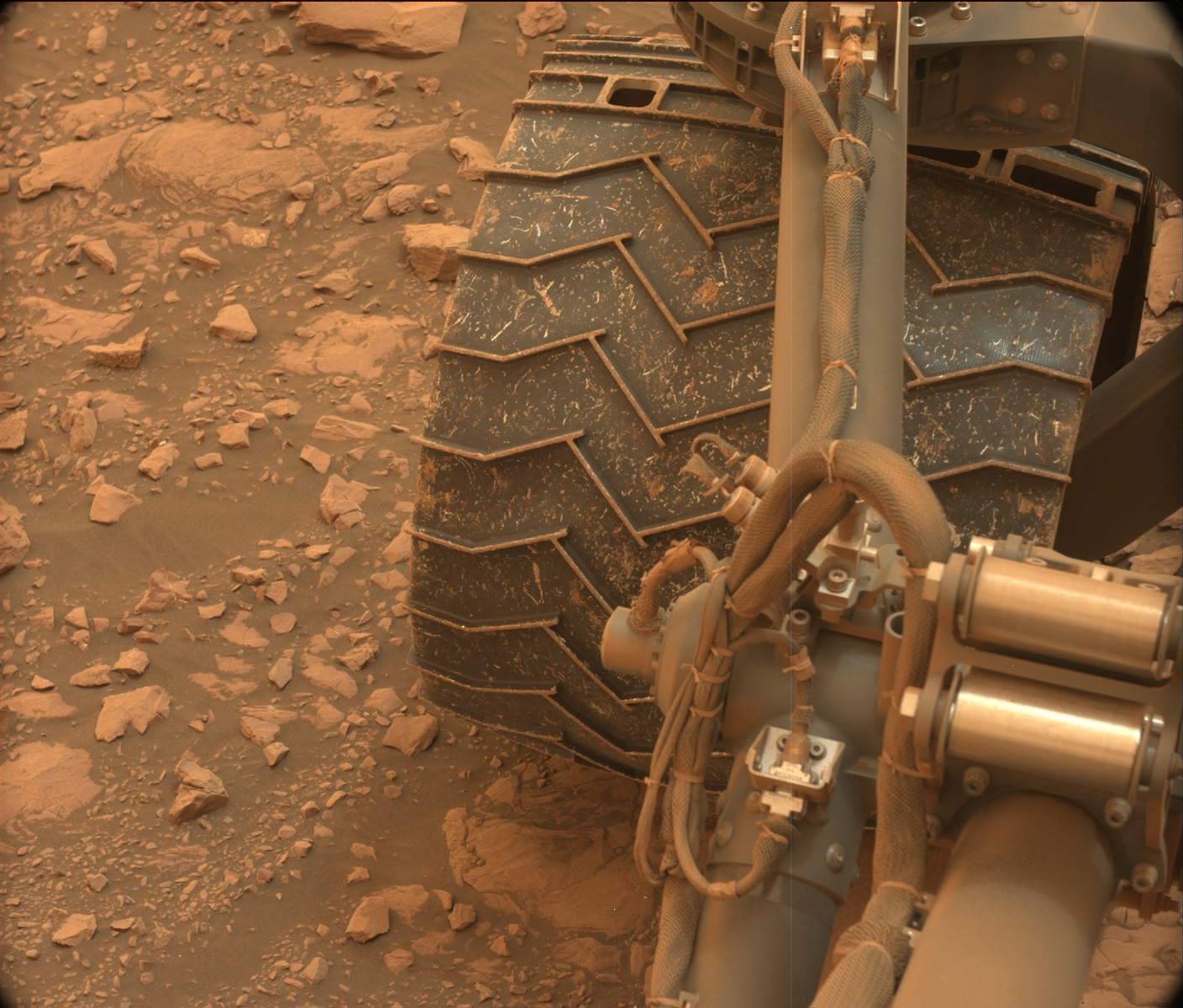 Nasa's Mars rover Curiosity acquired this image using its Mast Camera (Mastcam) on Sol 2115