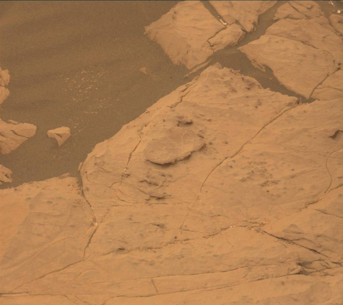 Nasa's Mars rover Curiosity acquired this image using its Mast Camera (Mastcam) on Sol 2123