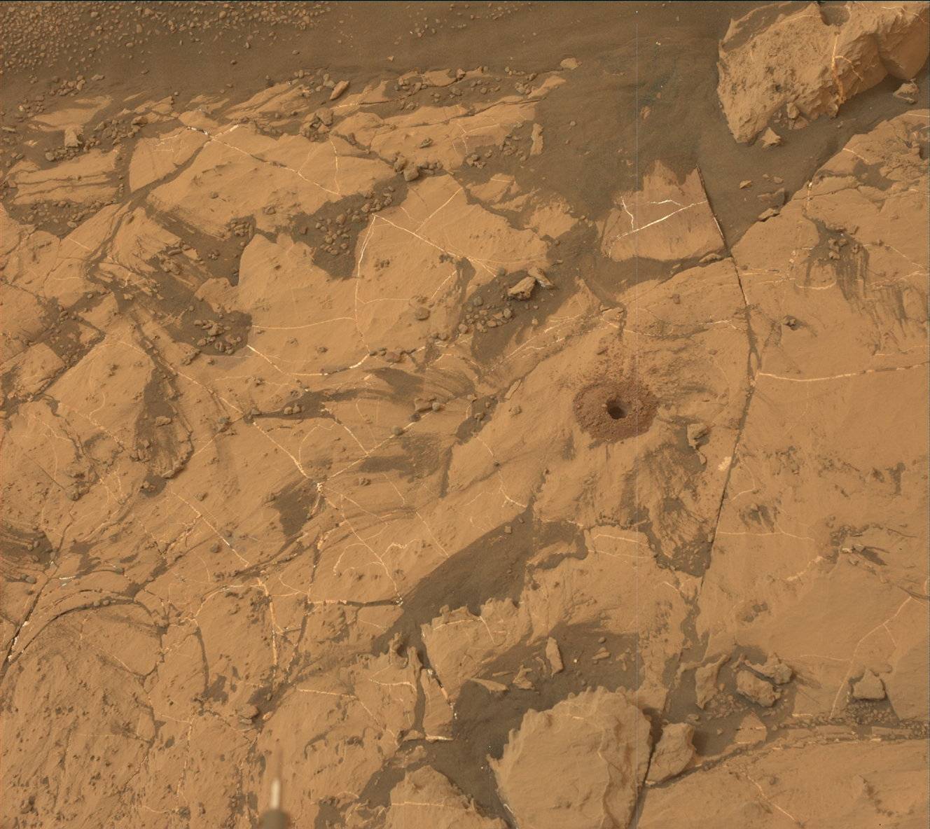 Nasa's Mars rover Curiosity acquired this image using its Mast Camera (Mastcam) on Sol 2136