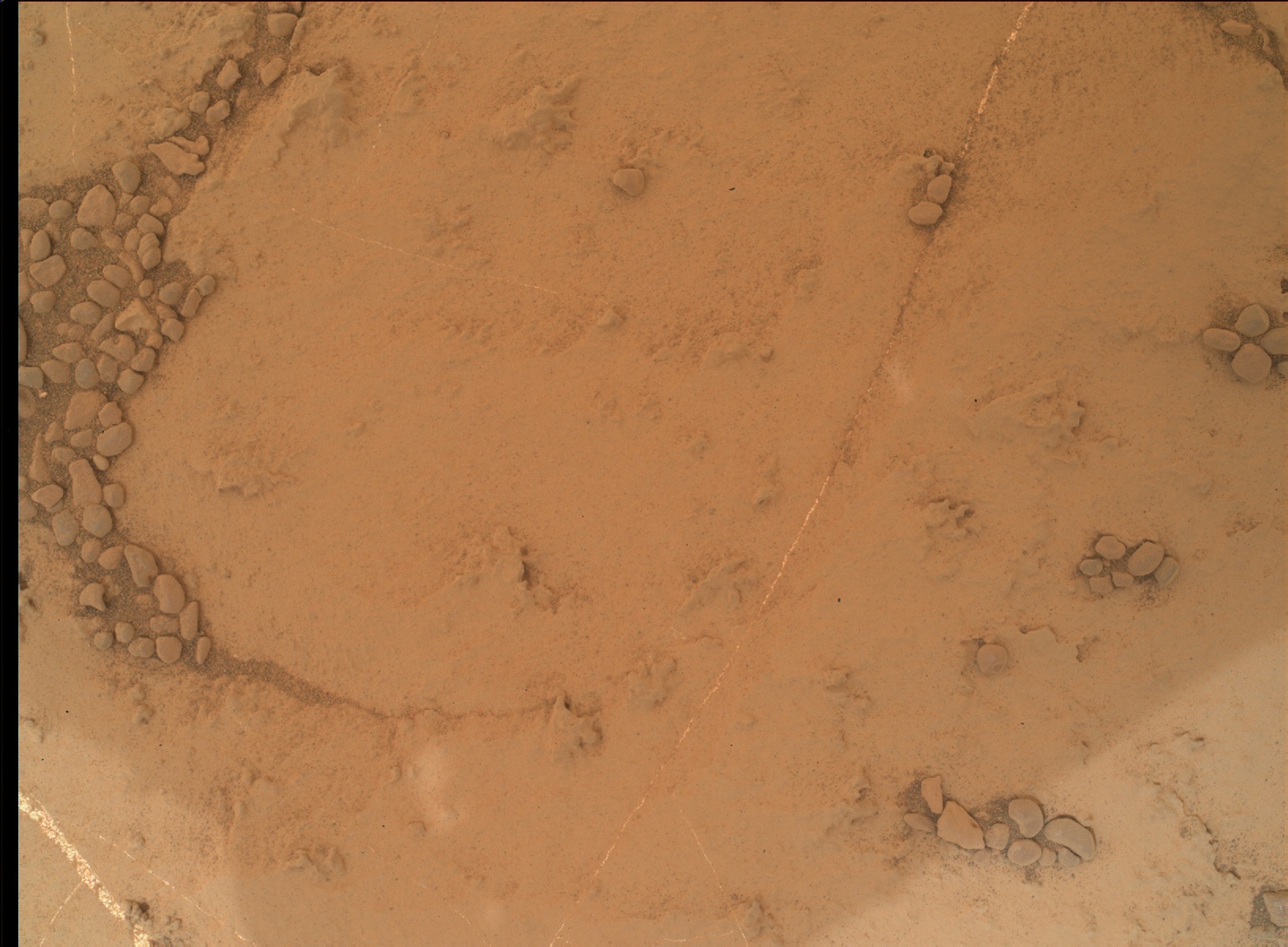 Nasa's Mars rover Curiosity acquired this image using its Mars Hand Lens Imager (MAHLI) on Sol 2136