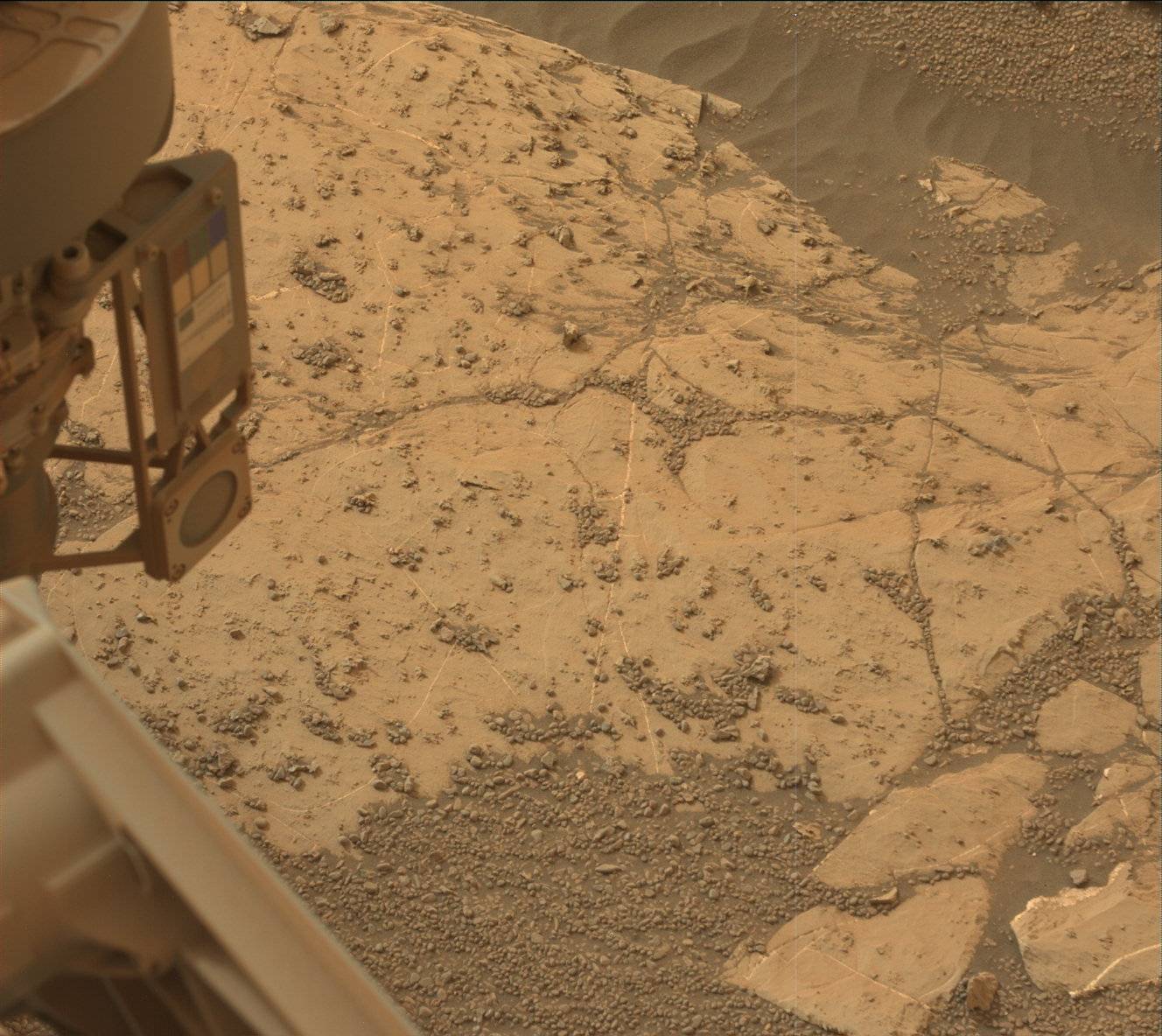 Nasa's Mars rover Curiosity acquired this image using its Mast Camera (Mastcam) on Sol 2152