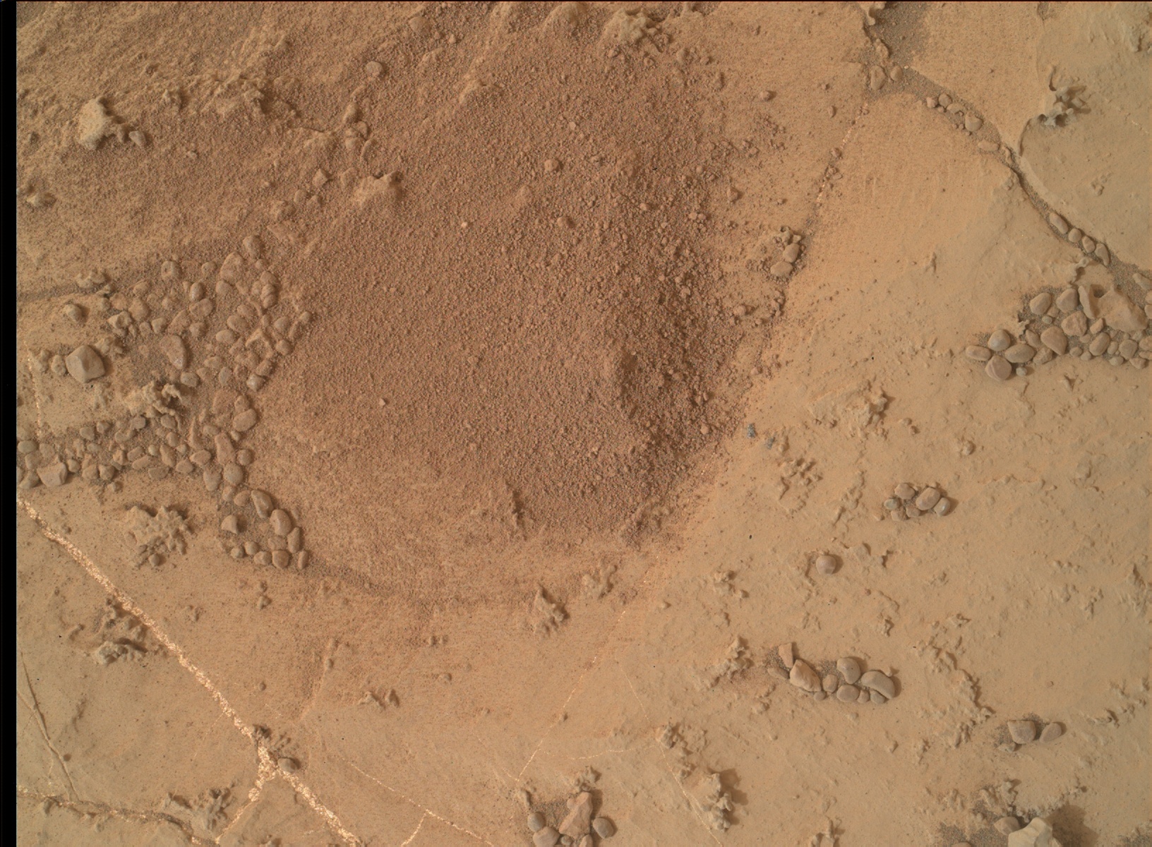 Nasa's Mars rover Curiosity acquired this image using its Mars Hand Lens Imager (MAHLI) on Sol 2154