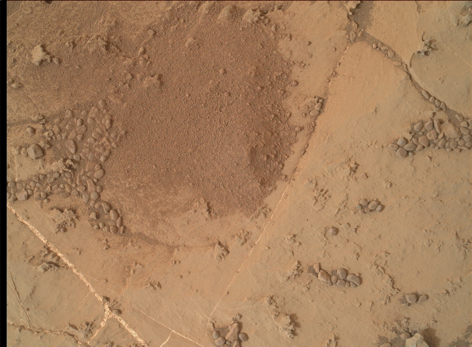 Nasa's Mars rover Curiosity acquired this image using its Mars Hand Lens Imager (MAHLI) on Sol 2155