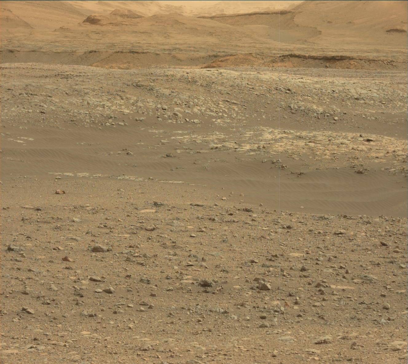 Nasa's Mars rover Curiosity acquired this image using its Mast Camera (Mastcam) on Sol 2161