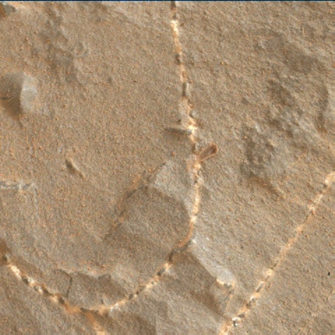 Nasa's Mars rover Curiosity acquired this image using its Mars Hand Lens Imager (MAHLI) on Sol 2168