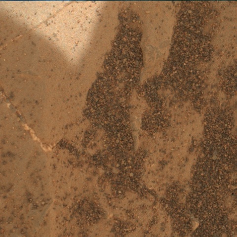 Nasa's Mars rover Curiosity acquired this image using its Mars Hand Lens Imager (MAHLI) on Sol 2170