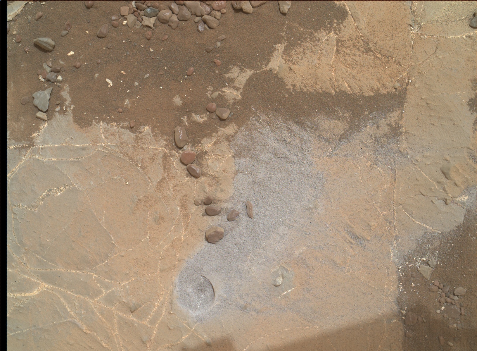 Nasa's Mars rover Curiosity acquired this image using its Mars Hand Lens Imager (MAHLI) on Sol 2172