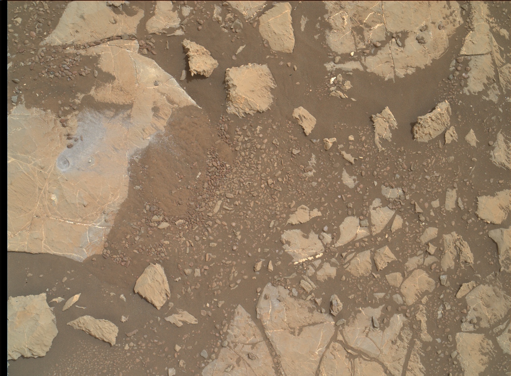 Nasa's Mars rover Curiosity acquired this image using its Mars Hand Lens Imager (MAHLI) on Sol 2172