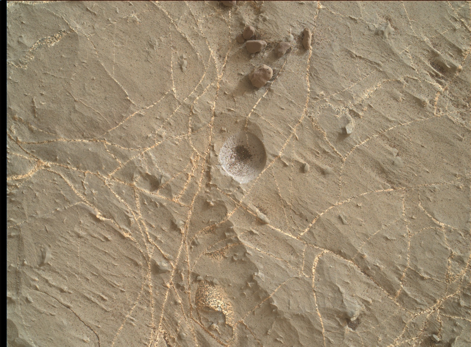 Nasa's Mars rover Curiosity acquired this image using its Mars Hand Lens Imager (MAHLI) on Sol 2217