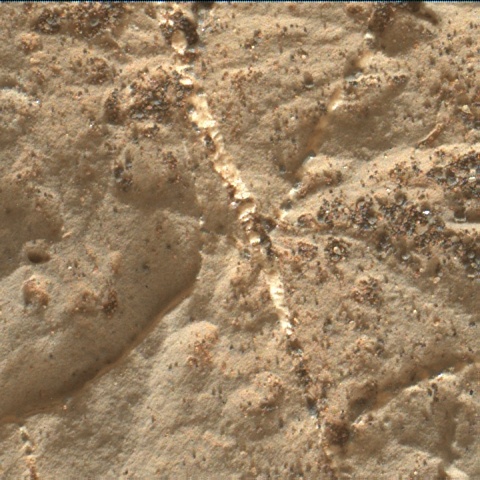Nasa's Mars rover Curiosity acquired this image using its Mars Hand Lens Imager (MAHLI) on Sol 2220