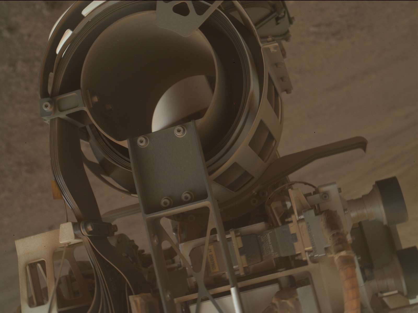 Nasa's Mars rover Curiosity acquired this image using its Mars Hand Lens Imager (MAHLI) on Sol 2250