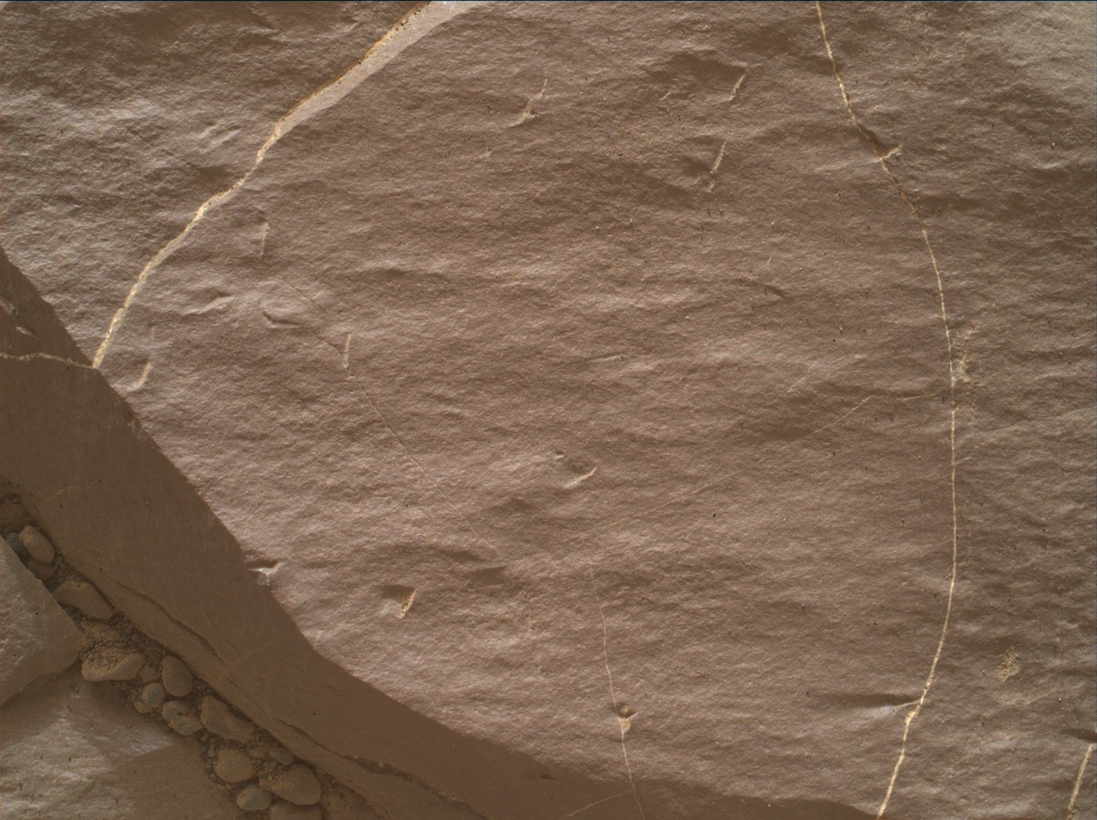 Nasa's Mars rover Curiosity acquired this image using its Mars Hand Lens Imager (MAHLI) on Sol 2255